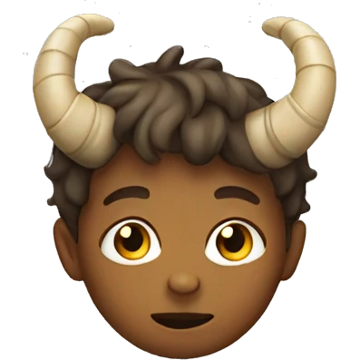 Child crawling with horns emoji