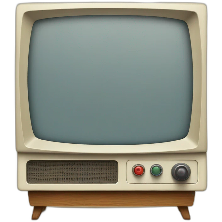 blank screen, retro tv emoji