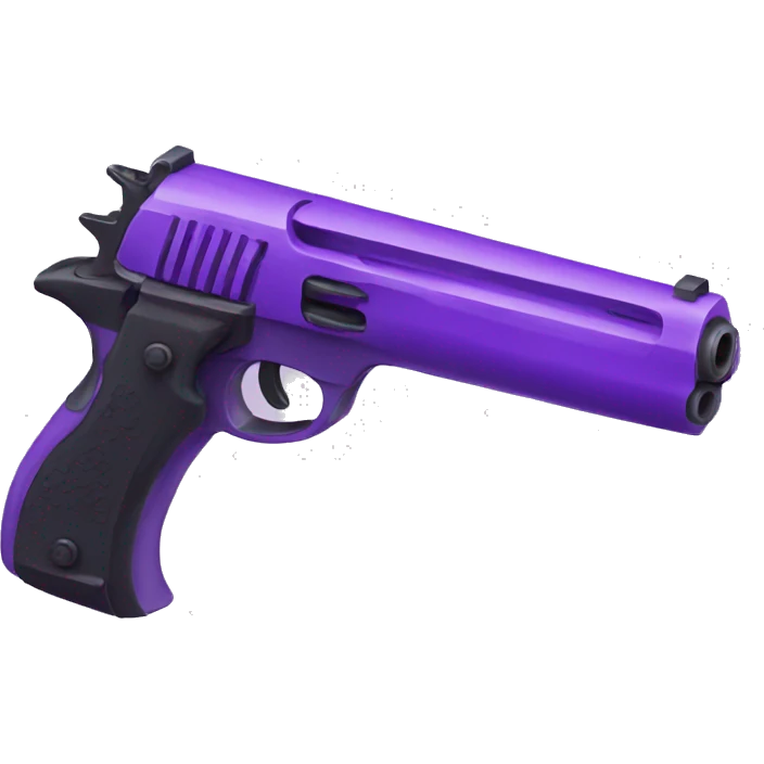 purple Gun emoji