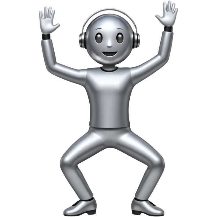 dancing computer emoji