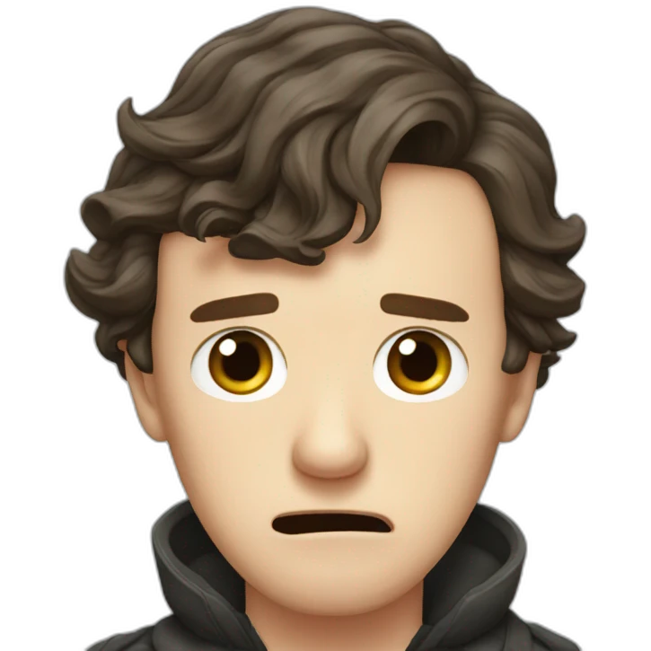 Crying Benedict Cumberbatch emoji