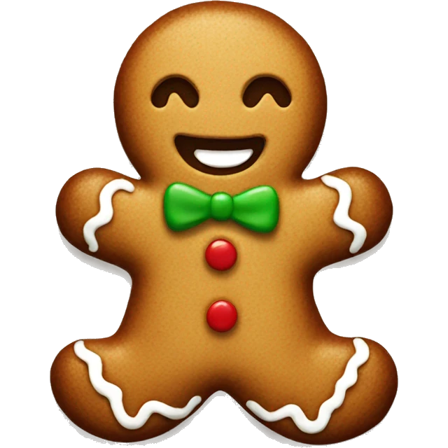 Gingerbread man  emoji