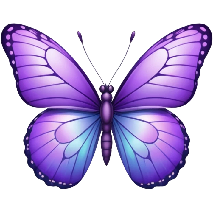 mariposa morada emoji