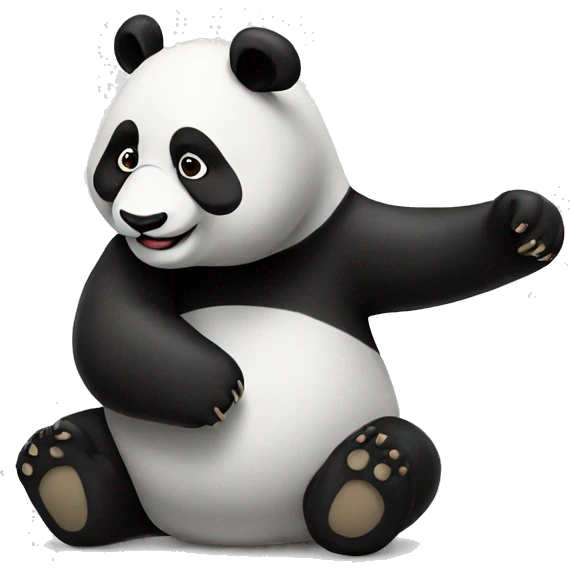 Panda with 5 legs emoji