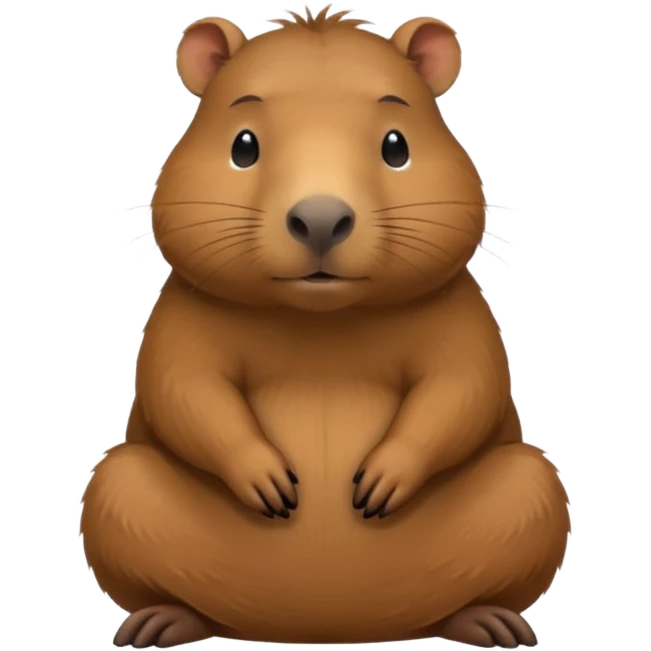 Capybara emoji
