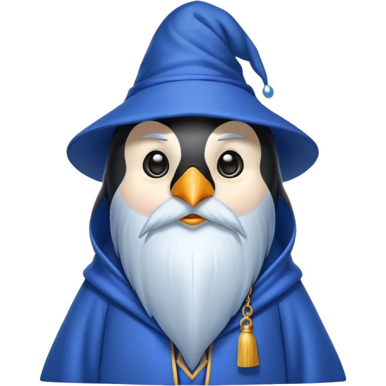 Penguin Wizard emoji