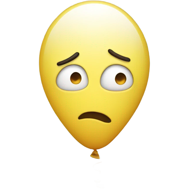 Popped balloon emoji