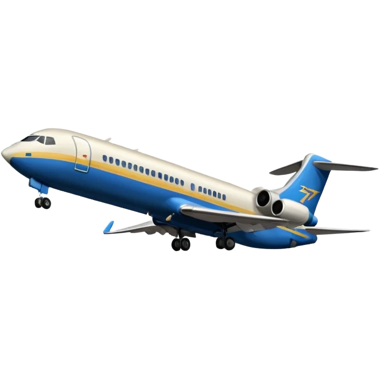 Boeing-727 landing emoji