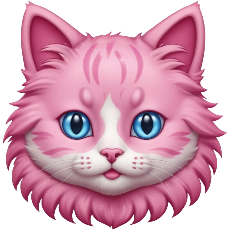cute pink cat emoji