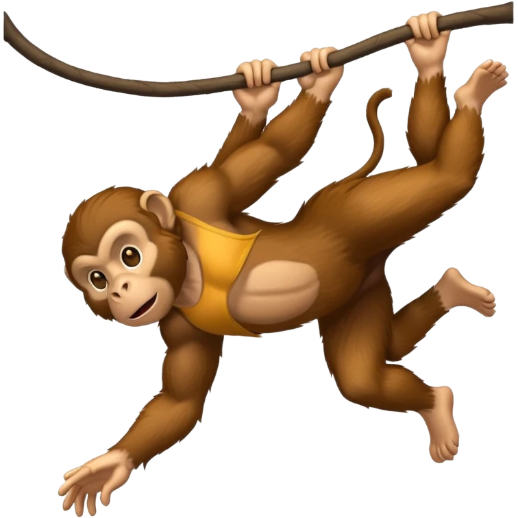 monkey climbing emoji