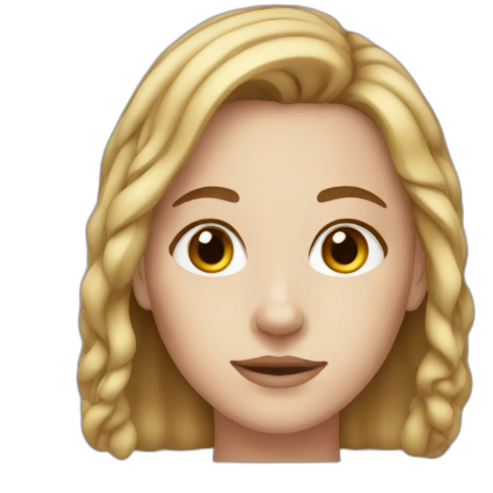 White woman with freckles emoji