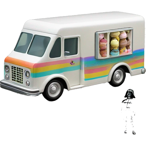 Matchbox ice cream truck 1957. Darth Vader  emoji