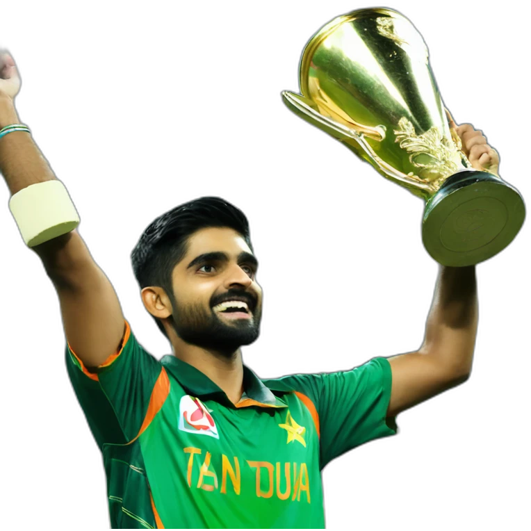 babar azam lifting trophy emoji