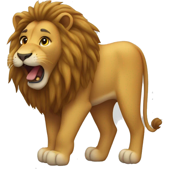 lion wiggle butt emoji
