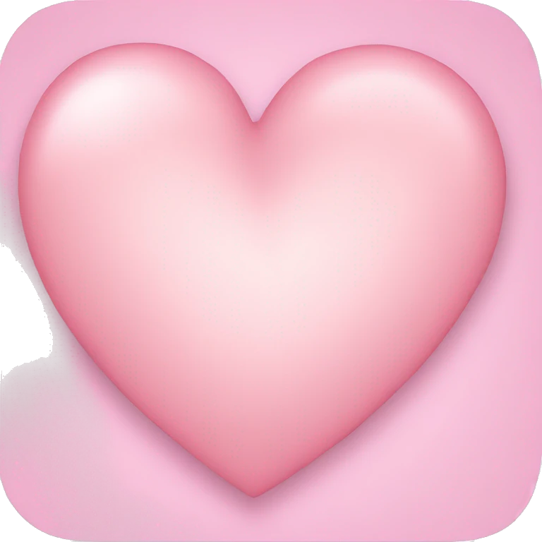 Light pink heart emoji  emoji