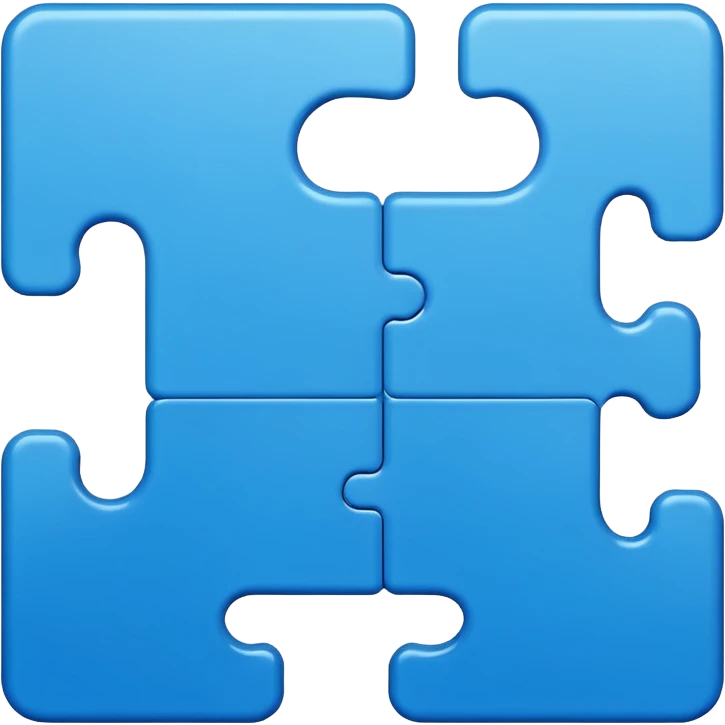 one single Puzzle Piece emoji