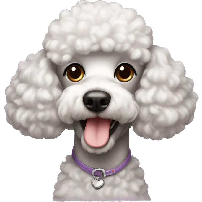 Poodle emoji