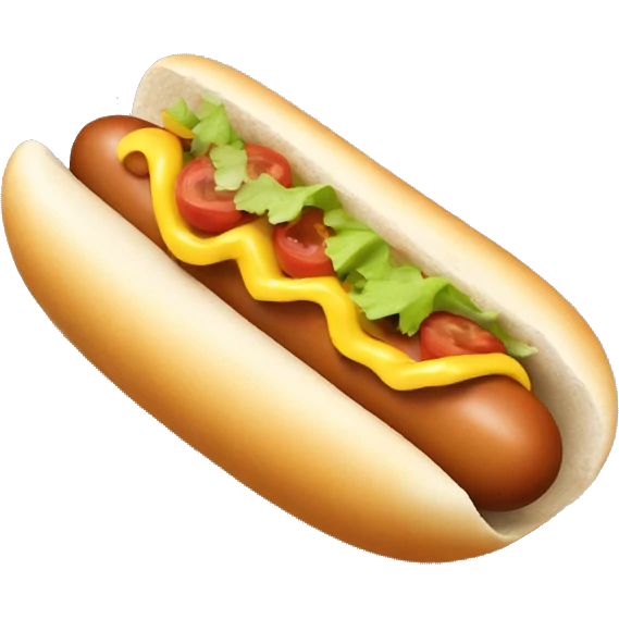 hot dog in two hard taco shells emoji