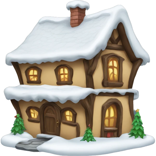 christmas elf house emoji