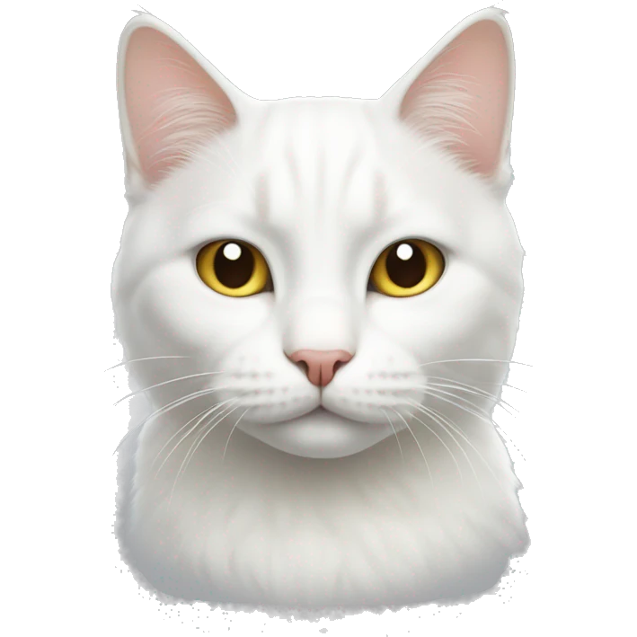 White cat emoji