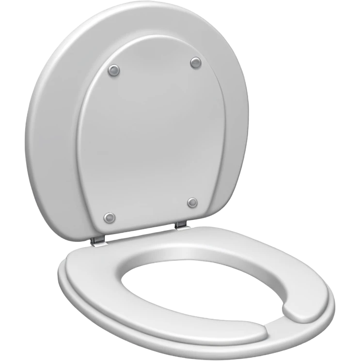 Paper toilet seat emoji
