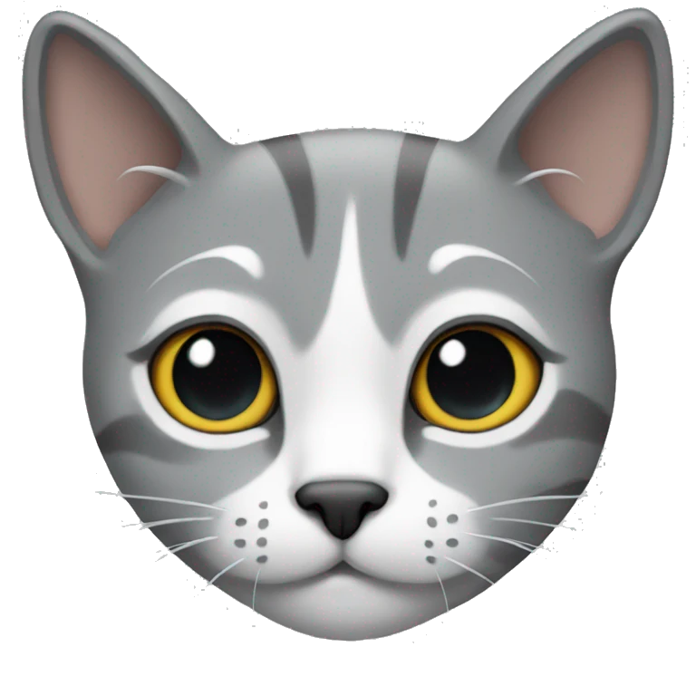 Gato gris  emoji