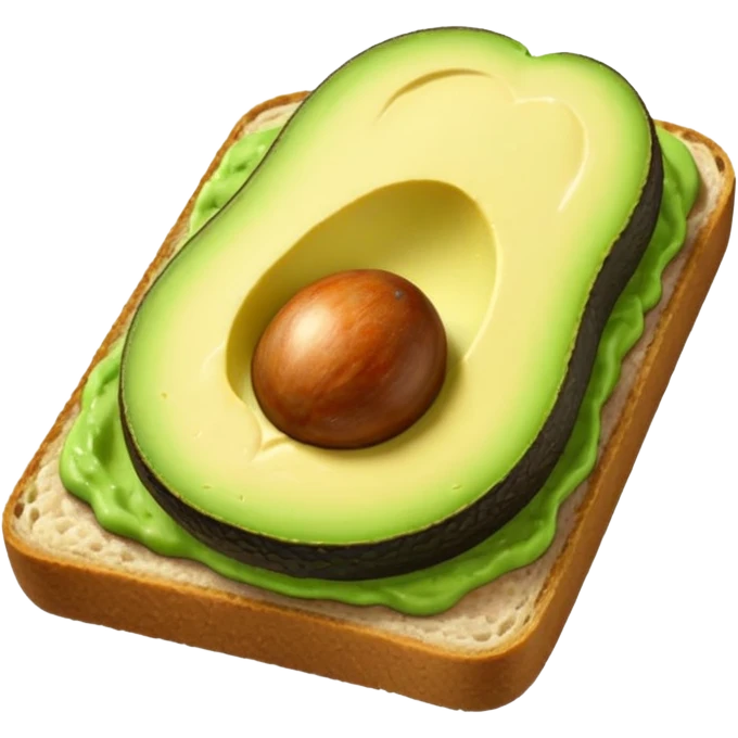 avocado on bread emoji