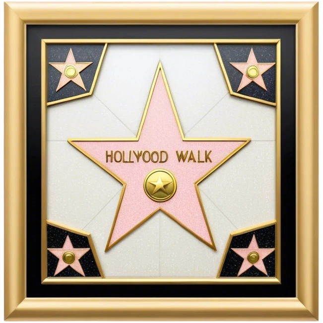 hollywood walk of fame emoji