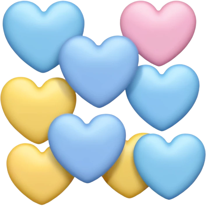 Pastel hearts  emoji