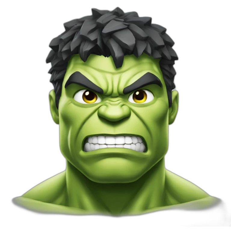 Hulk blanc emoji