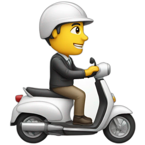 architect on scooter emoji