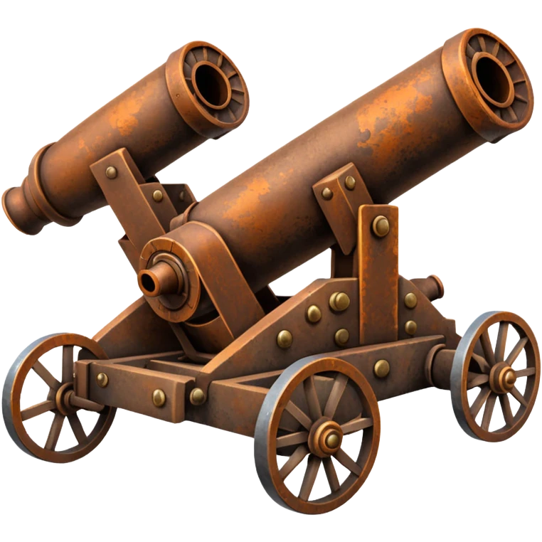 Dois canhão cruzados emoji
