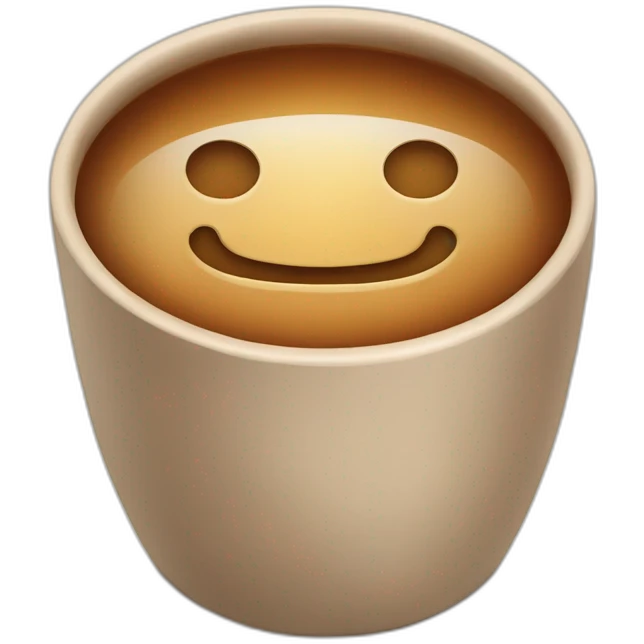 chinese tea in clay cup emoji
