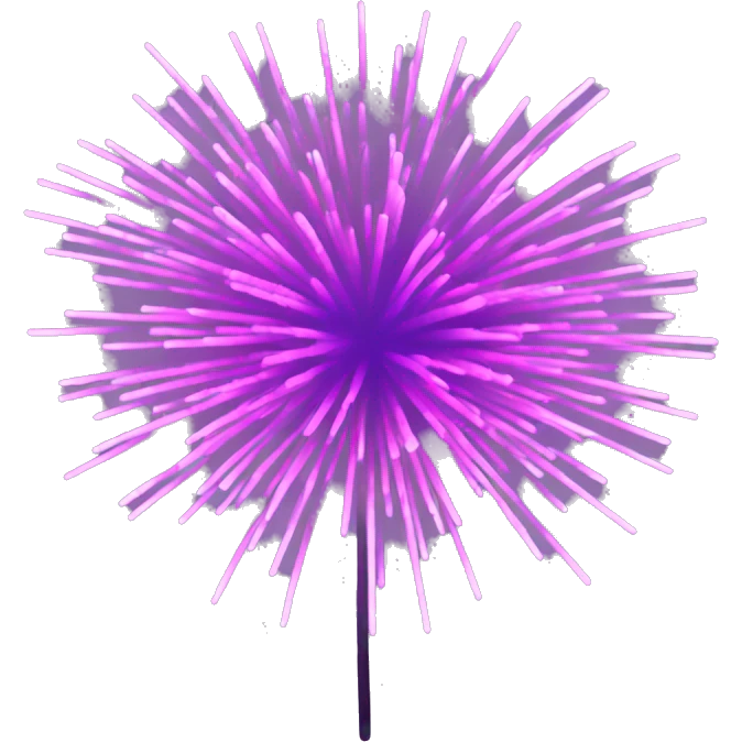 Pink and purple fireworks  emoji