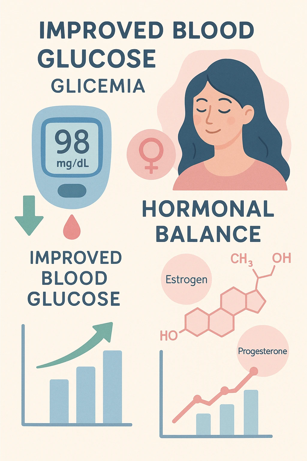 Glicemia migliorata e anche ormoni sulla donna emoji
