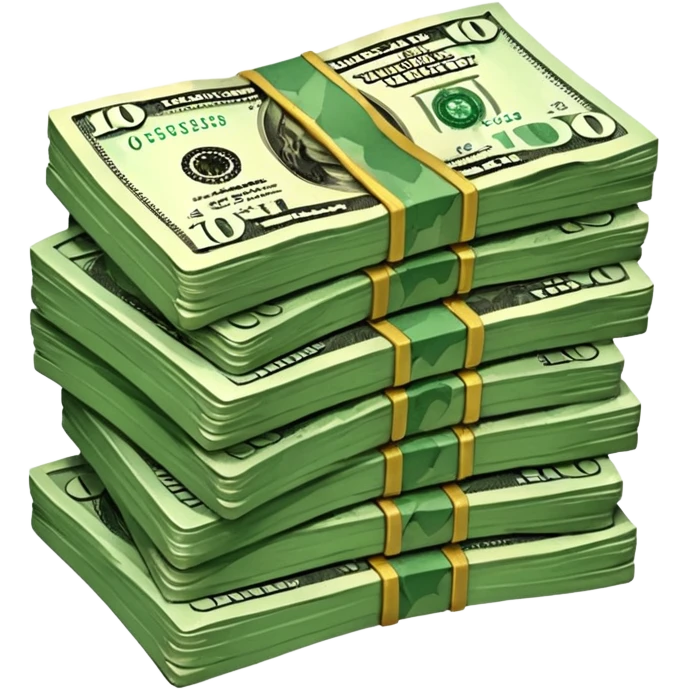 Falling value of the dollar emoji