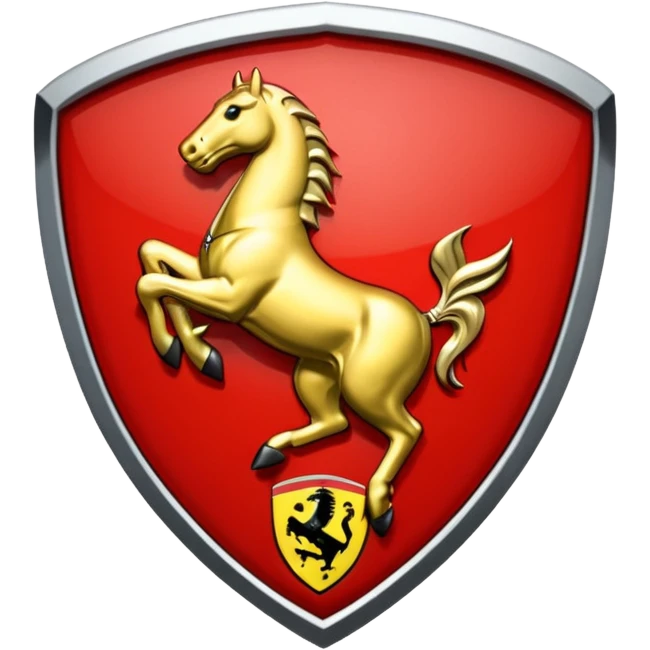 Scuderia ferrari logo emoji