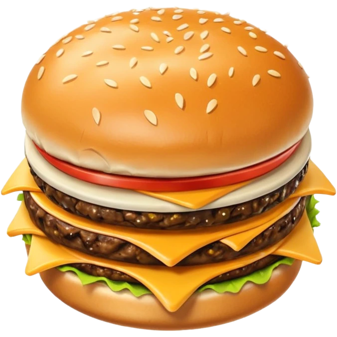 i want a Cheeseburger and Fries with a angle to 15–20° gentle bird’s-eye angle emoji