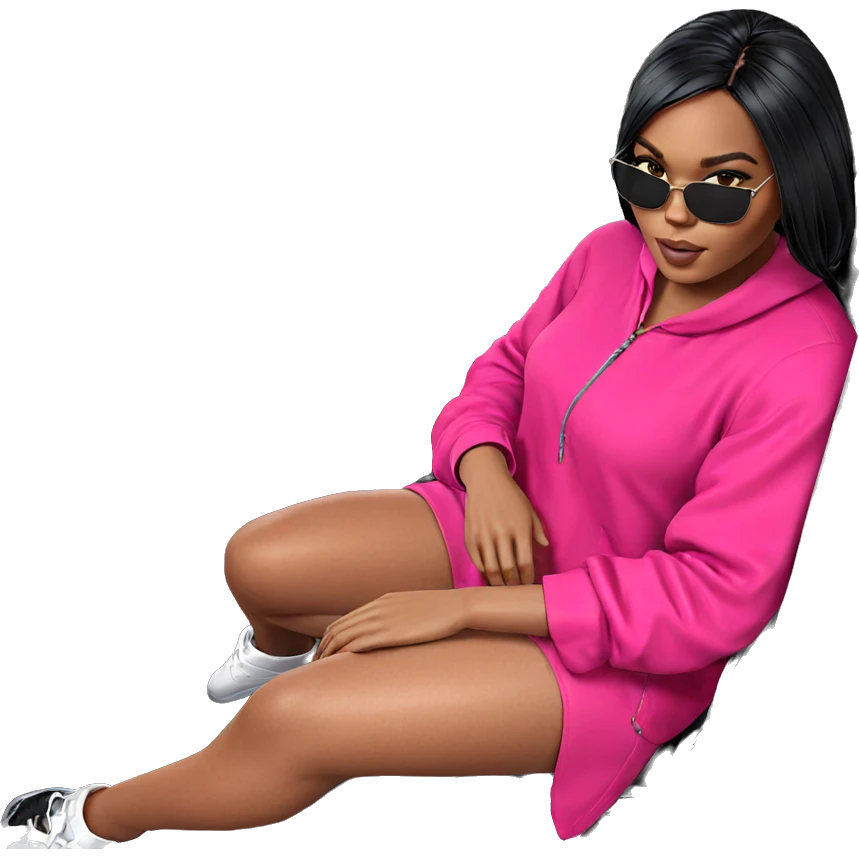 girl in car interior emoji