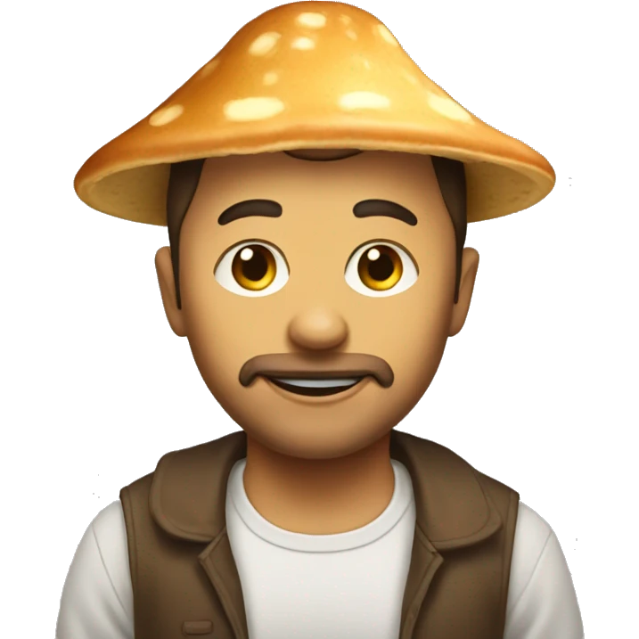 a walking pancake emoji