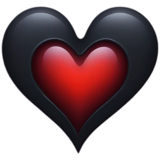 A gothic y2k heart emoji  emoji