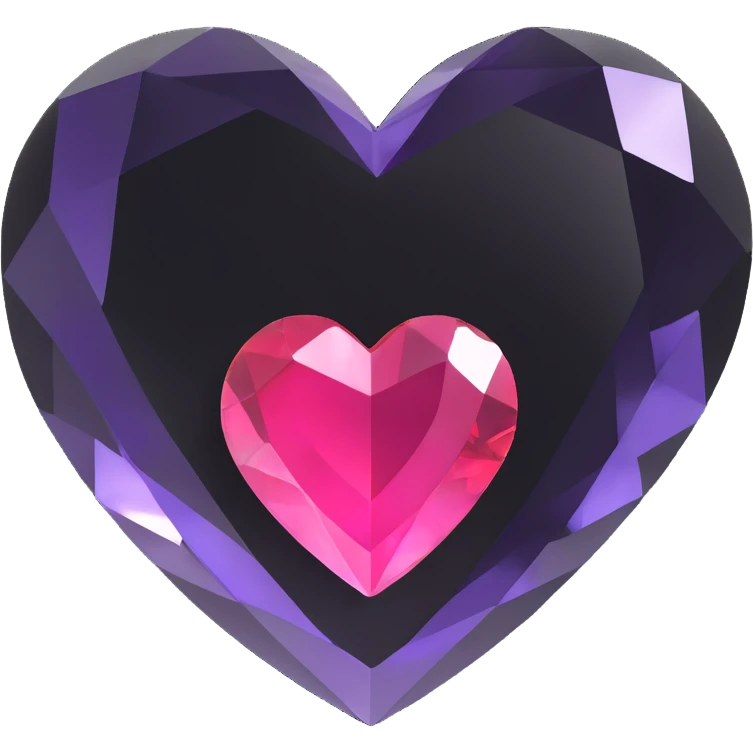 crystal heart emoji
