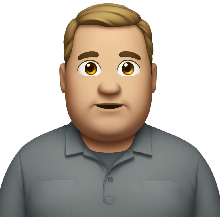 Fat man emoji