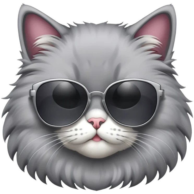 Cat wearing sunglasses emoji