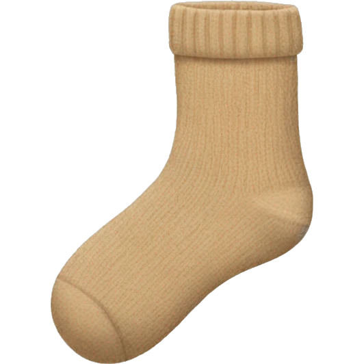 Beige socks emoji