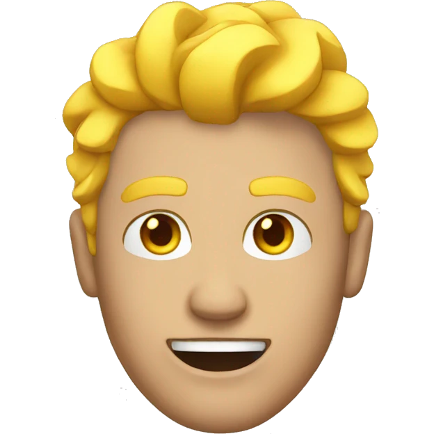 man with lightning emoji