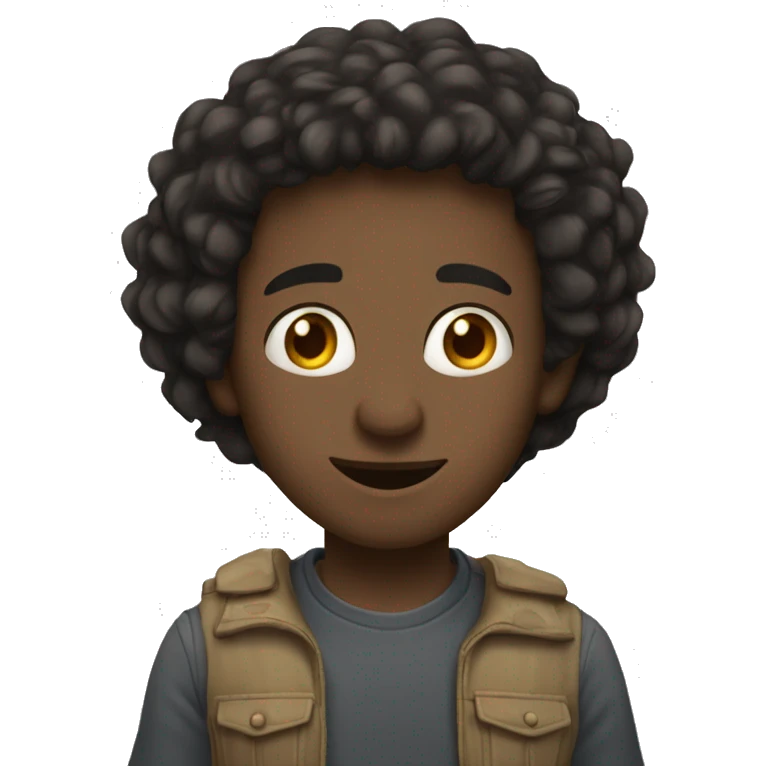 Медведь с коробками emoji