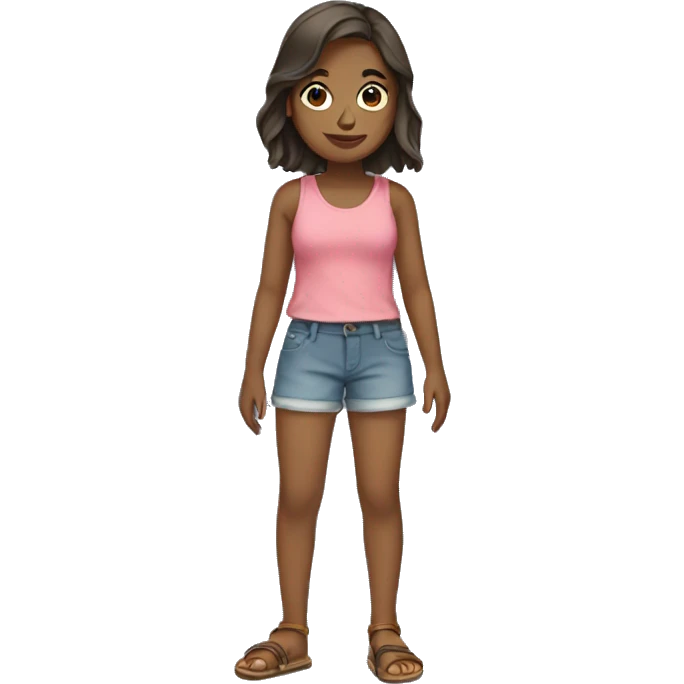 Girl with sandal in her hand emoji