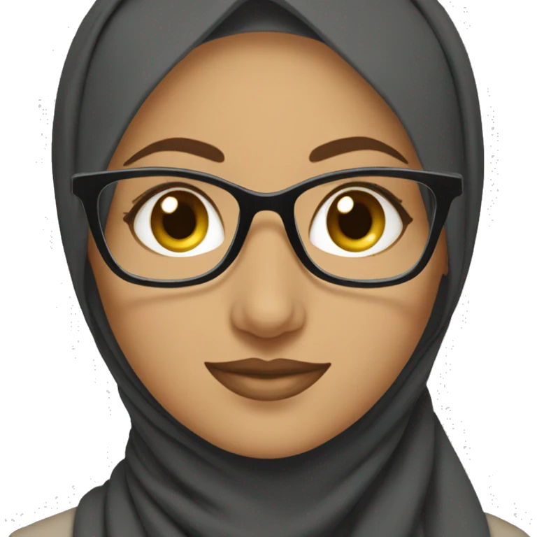 Hijabi optician emoji