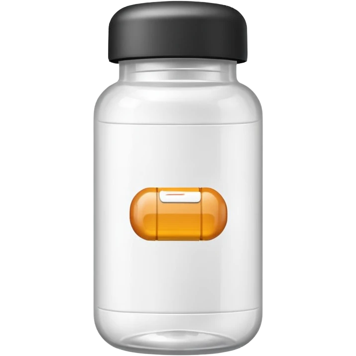 Pill bottle emoji